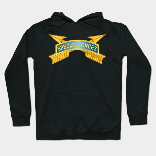 Special Forces Tab w SF Branch wo Txt Hoodie by twix123844